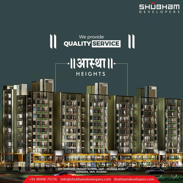 Give your imagination the height of new milestones with Astha Heights and elevate your success. 

#AasthaHeights #LuxuriousFlats #comfort #luxurylifestyle #dreamhome #homes #property #housing #ShubhamDevelopers #RealEstate #Gujarat #India