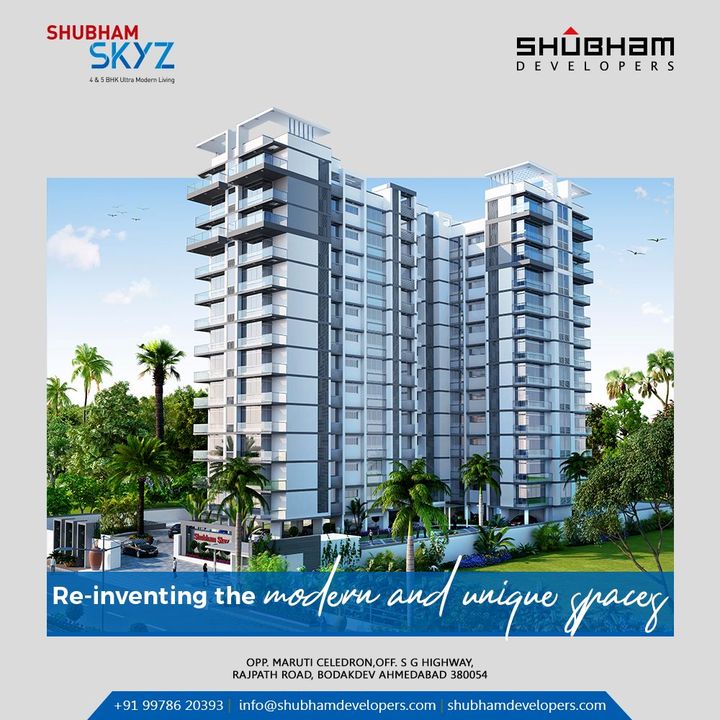 Taking luxury to new heights!

#ShubhamSkyz #PicturesqueView #ExperienceExtravagance #Luxury #HappyHomes #Family #HappyFamily #HomeWithNature #HappyNature #NatureSpecial #Bodakdev #ShubhamDevelopers #RealEstate #Gujarat #India
