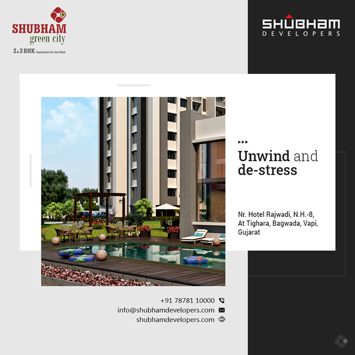 Spend a beautiful time with your dear ones at your go-to unwinding zone of #ShubhamGreenCity.

#Greencity #ShubhamDevelopers #RealEstate #Gujarat #India #Vapi #2BHK #3BHK