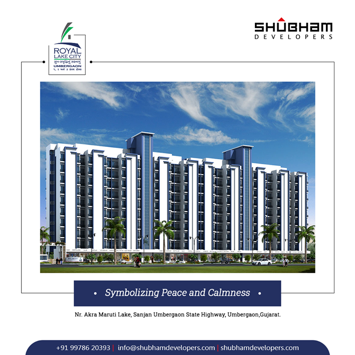 Dwell into the Peace in Pure Conscience and Experience Happiness and Prosperity in the #RoyalLakeCity.

#ShubhamDevelopers #RealEstate #Gujarat #India