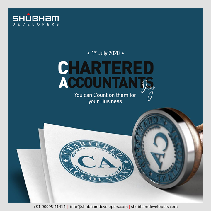 You can Count on them for your Business

#CharteredAccountant #HappyCharteredAccountantDay #HappyCADay #CADay #CADay2020 #ShubhamDevelopers #RealEstate #Gujarat #India
