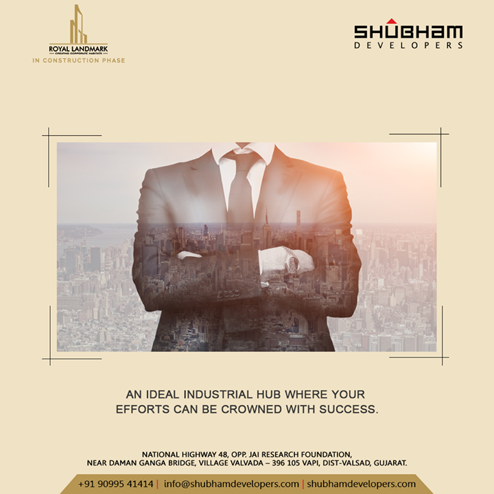 The innovative industrial hub; #RoyalLandmark offers business premises with a unique environment that will encourage entrepreneurial spirit & business collaboration.

#Commercial #ShubhamDevelopers #RealEstate #Gujarat #India