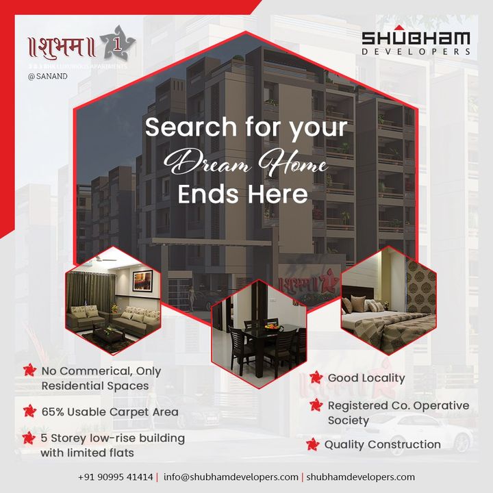 Are you looking for a Perfect Home? 

Well, your search ends here. Shubham 1 is 2 & 3 BHK Luxurious Apartment scheme which will make all your dreams come true. The amenities are just endless and the advantages are exceptional. 

#Shubham1 #2BHK #3BHK #PerfectHome #DreamHome #Amenities #Luxurious #Serene #Sanand #Mehsana #ShubhamDevelopers #RealEstate #Gujarat #India
