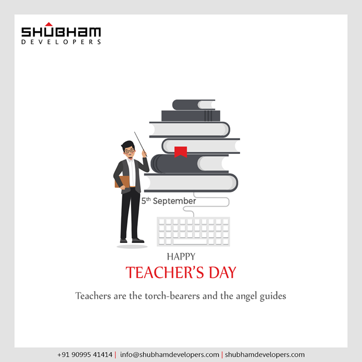 Shubham Developers,  HappyTeachersDay, TeachersDay, Guru, TeachersDay2020, ShriSarvepalliRadhakrishnan, ShubhamDevelopers, RealEstate, Gujarat, India