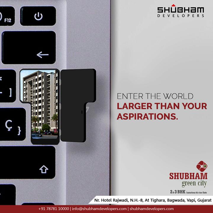 Happiness is when you get more than what you aspire. Enter the world larger than your aspirations at Shubham Green City.

#ShubhamGreenCity #Greencity #ShubhamDevelopers #RealEstate #Gujarat #India #Vapi #2BHK #3BHK #Vapi #Homeforeveryone #Luxury #Home