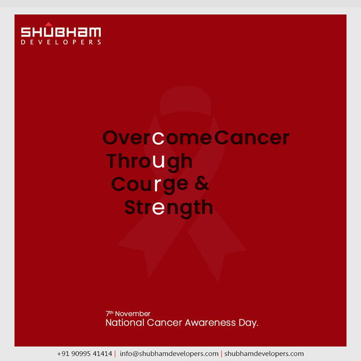 Shubham Developers,  NationalCancerAwarenessDay, NationalCancerAwarenessDay2020, CancerAwareness, FightCancer, ShubhamDevelopers, RealEstate, Gujarat, India