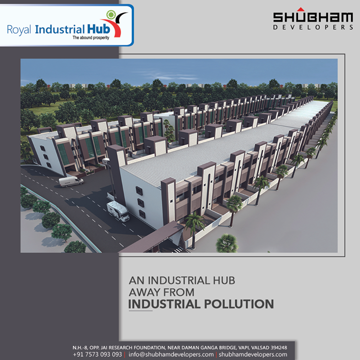 Reserved for non-polluting industries Royal Industrial Hub gives your business a pool of opportunities.

#RoyalIndustrialHub #Commercial #ShubhamDevelopers #RealEstate #Gujarat #India