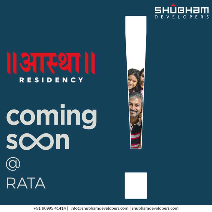 Aesthetically beautiful homes packed with happy vibes are Coming Soon.
Astha Residency - @Rata  

#AsthaResidency #ComingSoon #ShubhamDevelopers #RealEstate #Gujarat #India