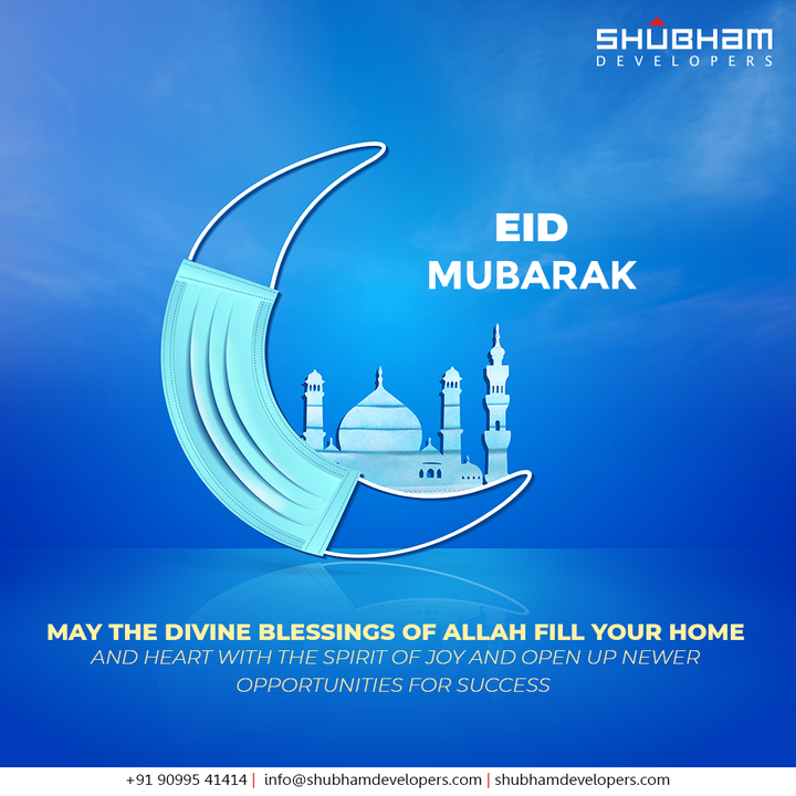 May the divine blessings of Allah fill your home and heart with the spirit of joy and open up newer opportunities for success 

#EidMubarak #EidAlFitr #EidMubarak2021 #ShubhamDevelopers #RealEstate #Gujarat #India