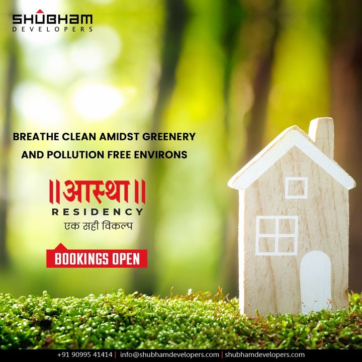 Reside where Greenery unfolds and spend your time amidst pollution free environs that promise a healthy & prosperous future. 
Bookings Open.

#AsthaResidency #ComingSoon #ShubhamDevelopers #RealEstate #Gujarat #India #realestate #realtor #home #property #investment #dreamhome #luxury #explore #bhfyp
