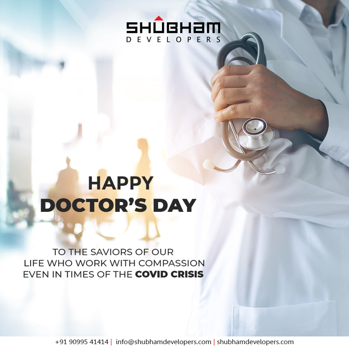 To the saviors of our life who work with compassion even in times of the COVID Crisis

#HappyDoctorsDay #DoctorsDay #Doctors #DoctorsDay2021 #NationalDoctorsDay #ShubhamDevelopers #Gujarat #India #realestate #realtor #home #property #investment #dreamhome #luxury #explore #bhfyp