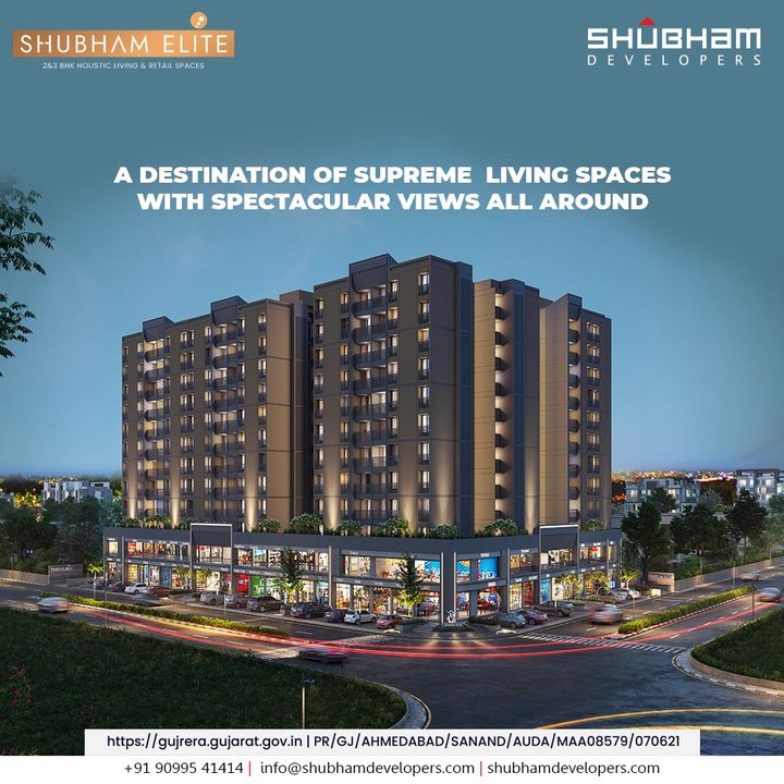 Get Supreme with Elite Spaces, with spectacular views all around. Shubham Elite is here to win your heart and offer the home that'll fulfil all your desires. 

We're RERA APPROVED! Book your happy-abode now.

#ShubhamElite #ShubhamDevelopers #RERAApproved #Sanand #ComingSoon #Ahmedabad #RealEstate #Gujarat #India #reels #realtor #home #property #investment #dreamhome #luxury #explore #bhfyp