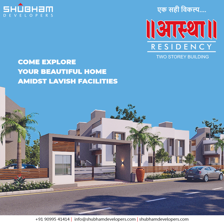 The life of your dreams is waiting for you, at this Lavish Home. With a Two Storey Building, get all the space you need to fulfil all your aspirations. 
Aastha Residency will transform your ordinary lifestyle into a luxurious one.
Coming Soon @RATA!

#AasthaResidency #ShubhamDevelopers #ComingSoon #Ahmedabad #RealEstate #Gujarat #India #reels #realtor #home #property #investment #dreamhome #luxury #explore #bhfyp