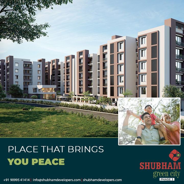 How would life look without peace & harmony; joy & mirth?

Live the happy life in peaceful ways at the place that has been designed opulently, exclusively for you.

#ShubhamGreenCity #Greencity #ShubhamDevelopers #RealEstate #Gujarat #India #Vapi #2BHK #3BHK #Ahmedabad #reels #realtor #home #property #investment #dreamhome #luxury #explore #bhfyp