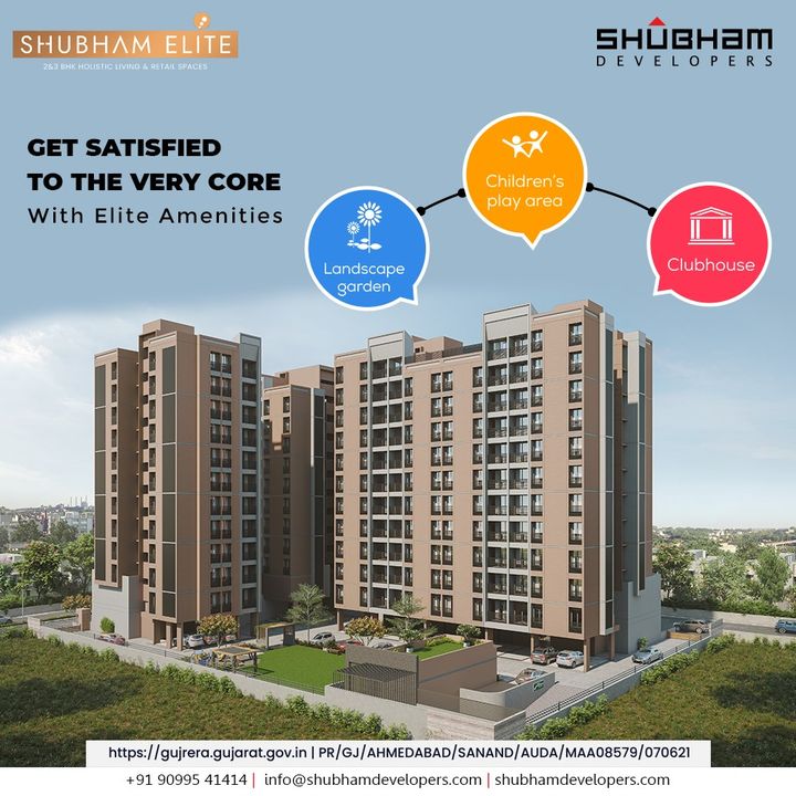 Turn to the Elite side with Shubham Elite and witness the goodness of modern amenities and a fulfilling life.

We're RERA APPROVED! Book your happy-abode now.

#ShubhamElite #ShubhamDevelopers #RERAApproved #Sanand #ComingSoon #Ahmedabad #RealEstate #Gujarat #India #reels #realtor #home #property #investment #dreamhome #luxury #explore #bhfyp