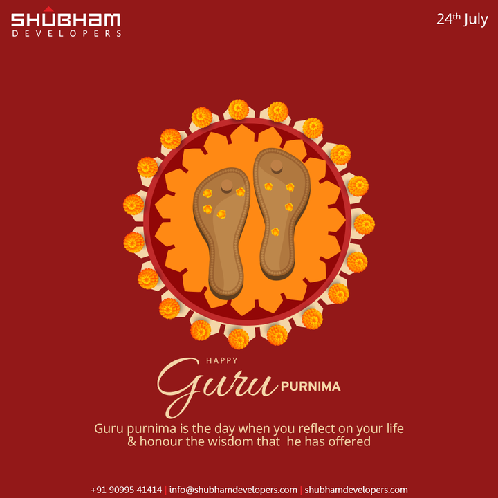 Guru purnima is the day when you reflect on your life & honour the wisdom that he has offered.

#GuruPurnima2021 #GuruPurnima #HappyGuruPurnima #GuruPoornima #Guru #ShubhamDevelopers #Gujarat #India #realestate #realtor #home #property #investment #dreamhome #luxury #explore #bhfyp