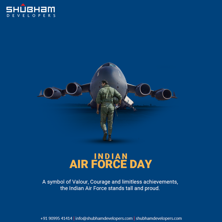 Shubham Developers,  IndianAirForceDay, IndianAirForce, AirForce, IndianAirForceDay2021, ShubhamDevelopers, Gujarat, India, Realestate