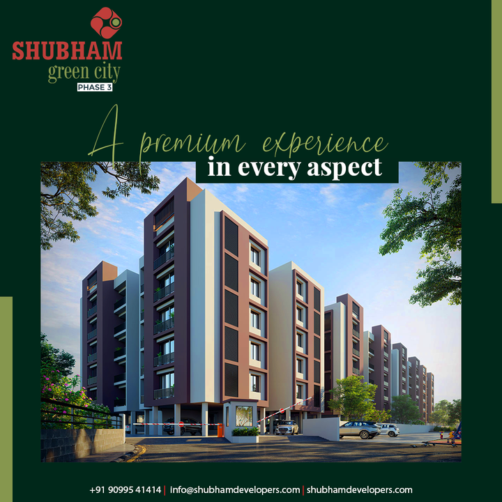 We are here to nurture your dream home. The breath taking grandeur of these towers will give you a premium experience in every aspect.

#ShubhamGreencity #ShubhamDevelopers #Vapi #Healthyliving #Happyliving #Healthyliving #Familytime #Happiness #Dreamhome #home #House #Luxury #Realestate #Property #Interior #Gujarat #India