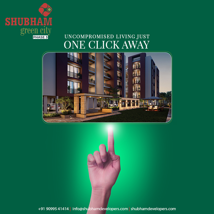 Shubham green city is a holistic living experience.  The breathtaking grandeur of these towers accustoms a well-conceived and brilliant design concept. It is where art meets architecture to create a piece of appreciation.  

#ShubhamGreenCity #Greencity #ShubhamDevelopers #RealEstate #Gujarat #India #Vapi #2BHK #3BHK #reels #realtor #home #property #investment #dreamhome #luxury
