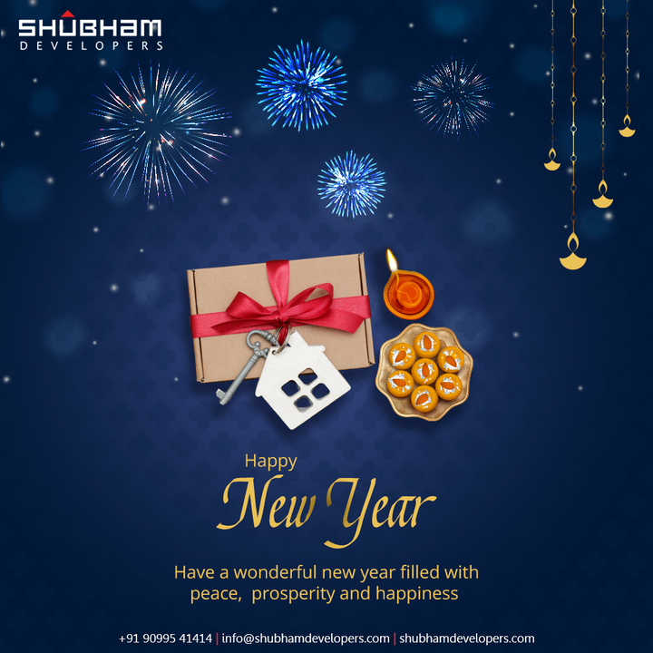 Shubham Developers,  HappyNewYear, NewYear, SaalMubarakh, IndianFestivals, Celebration, HappyDiwali, FestiveSeason, ShubhamDevelopers, Gujarat, India, Realestate