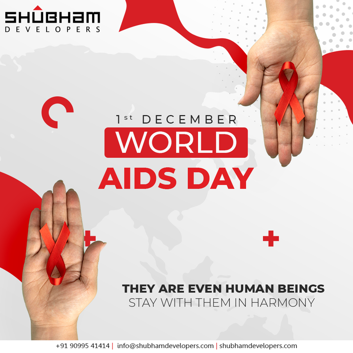 Shubham Developers,  WorldAIDSDay2021, WorldAIDSDay, AIDSDay, AIDSAwareness, ShubhamDevelopers, Gujarat, India, Realestate