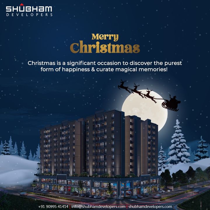 Christmas is a significant occasion to discover the purest form of happiness & curate magical memories! 

#Christmas #MerryChristmas #Christmas2021 #Celebration #ShubhamDevelopers #Gujarat #India #Realestate
