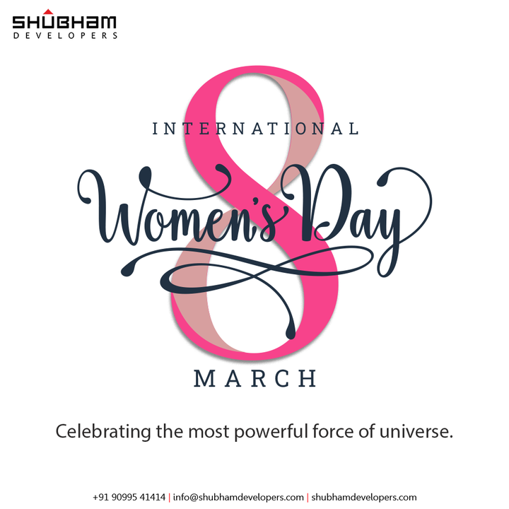 Celebrating the most powerful force of universe.

#WomensDay #HappyWomensDay #InternationalWomensDay #WomensDay2022 #BreakTheBias #ShubhamDevelopers #Gujarat #India #Realestate