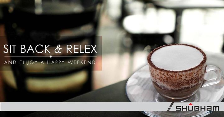 It's time to relax and unwind, it's a weekend after all! 
The best place to shed all stress away is our sweet home, how beautiful it is to relax with a hot cup of coffee, a favourite book and cool wind in the balcony.