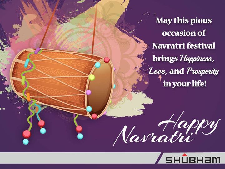 Shubham wishes everyone a Happy #Navratri