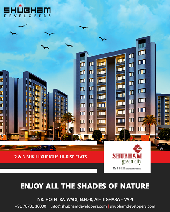 A lifestyle in the heart of the city!

#ShubhamGreenCity #2BHK #3BHK #Vapi #Gujarat #ShubhamDevelopers #RealEstate