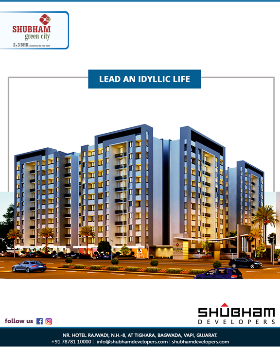 #ShubhamGreenCity offers you the luxury houses where you can happily thrive with the right combination of comfort, opulence, and harmony.

Awaken the home enthusiast inside you & gear up to lead an idyllic life.

#2BHK #3BHK #Vapi #Gujarat #ShubhamDevelopers #RealEstate