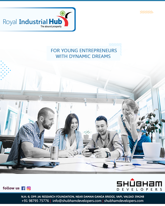 Royal industrial hub is for young entrepreneurs with dynamic dreams who desire success in life.

#ShubhamDevelopers #IndustrialHub #BusinessHub #Entrepreneurs #CorporateHub #Office #OfficeSpaces #Gujarat #India