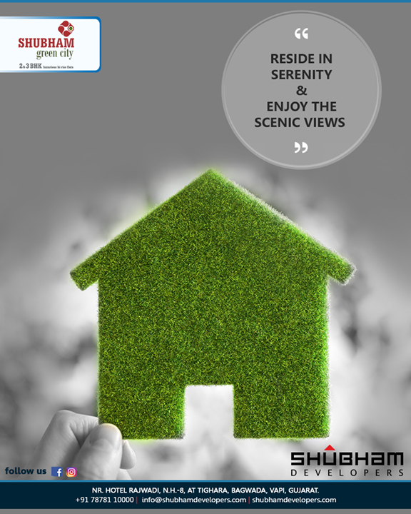 Reside in serenity, enjoy the scenic views and lead an incomparable lifestyle at #ShubhamGreenCity.

#2BHK #3BHK #Vapi #Gujarat #ShubhamDevelopers #RealEstate