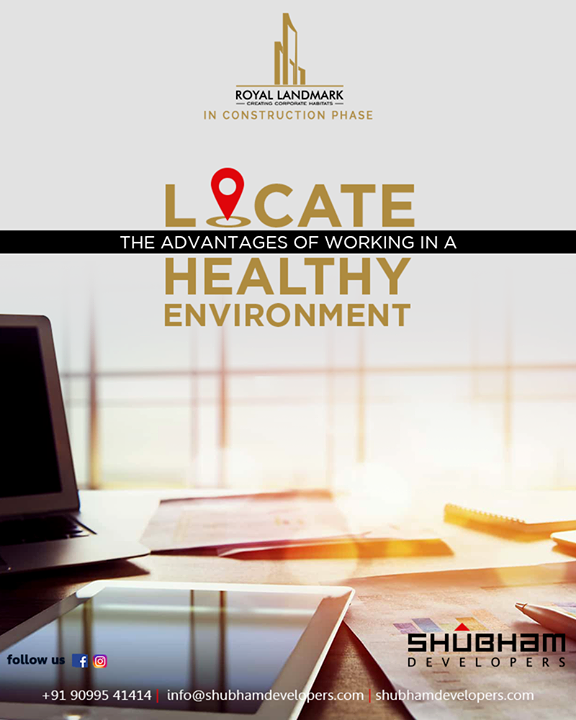 Let the happy vibes be your constant companion at work and locate the advantages of working in a healthy environment at #RoyalLandmark.

#ShubhamDevelopers #RealEstate #Gujarat #India #ComingSoon #Commercial #EntrepreneurialLandmark