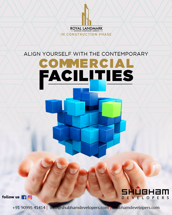 Find the right avenue to build your brand, align yourself with the other industry professionals and embrace the contemporary commercial facilities.

#ShubhamDevelopers #RealEstate #Gujarat #India #ComingSoon #Commercial #EntrepreneurialLandmark #RoyalLandmark