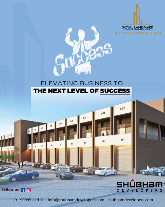 Quality is the best business plan, be the king of business and elevate the business to the next level of success at #RoyalLandmark.

#ShubhamDevelopers #RealEstate #Gujarat #India #ComingSoon #Landmark