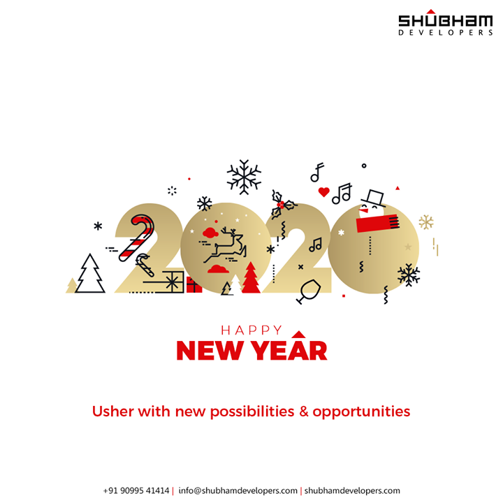 Usher with new possibilities & opportunities.

#NewYear2020 #HappyNewYear #NewYear #Happiness #Joy #2k20 #Celebration #ShubhamDevelopers #RealEstate #Gujarat #India