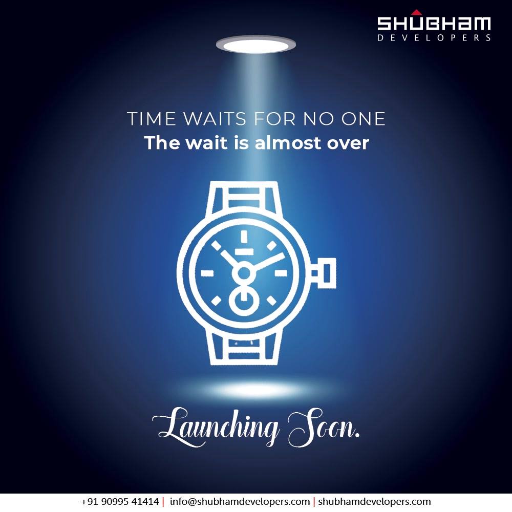 Just like us, time waits for no one.
Launching a new Project Soon. Stay Tuned.

#ComingSoon #ShubhamDevelopers #RealEstate #Gujarat #India