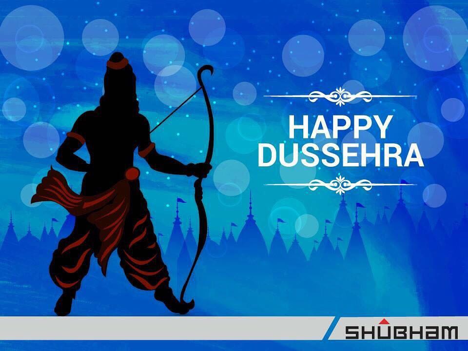 Shubham wishes everyone a Happy #Dussehra