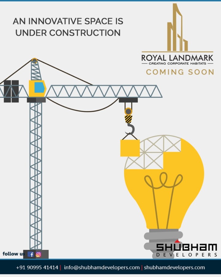 Shubham Developers envisions mapping & supporting the new world of innovation!
An innovative space; #RoyalLandmark is already under construction.

#ComingSoon #ProjectAlert #CreatingCorporateHabitats #ShubhamDevelopers #IndustrialHub #BusinessHub #Entrepreneurs #CorporateHub #Office #OfficeSpaces #Gujarat #India