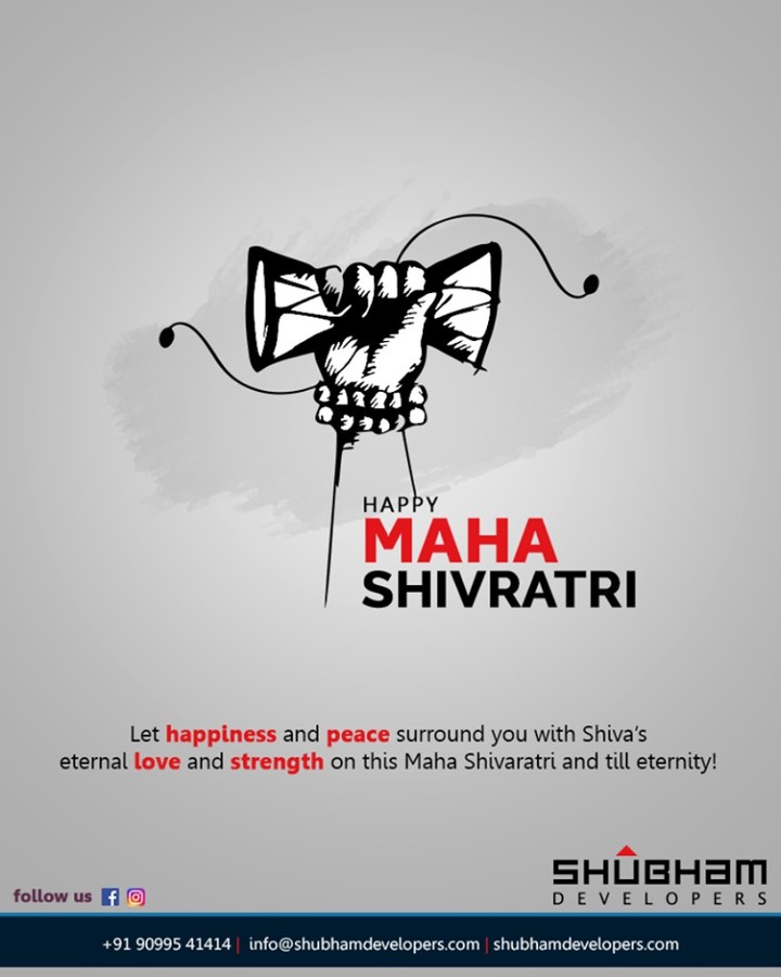Let happiness and peace surround you with Shiva’s eternal love and strength on this Maha Shivratri and till eternity!

#Shivratri #Shivratri2019 #LordShiva #MahaShivratri2019 #HarHarMahadev #महाशिवरात्रि #ShubhamDevelopers #BusinessHub #Entrepreneurs #CorporateHub #Office #OfficeSpaces #Gujarat #India