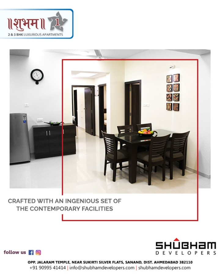 Catch-up with an unparalleled level of affordable luxury at #Shubham1 crafted with an ingenious set of the contemporary facilities.

#ShubhamOne #SolemnlyDesigned #LavishLife #Sanand #Mehsana #ShubhamDevelopers #RealEstate #Gujarat #India