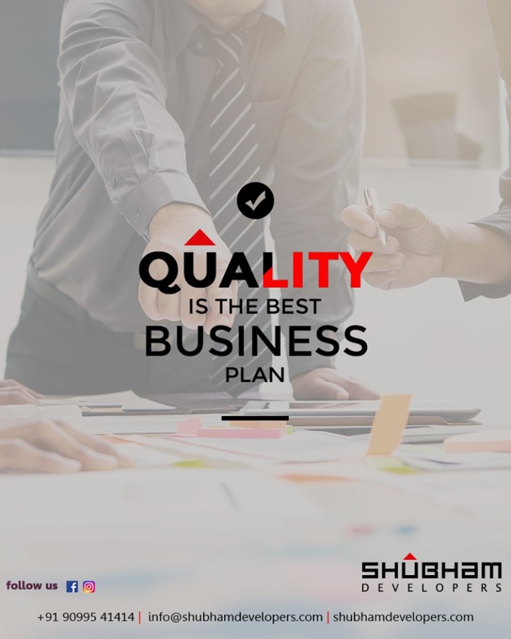 Quality is a habit, an investment and the best business plan.

Welcome the quality choices and opportunities with Shubham Developers.

#QOTD #MondayMotivation #ShubhamDevelopers #IndustrialHub #BusinessHub #Entrepreneurs #CorporateHub #Office #OfficeSpaces #Gujarat #India