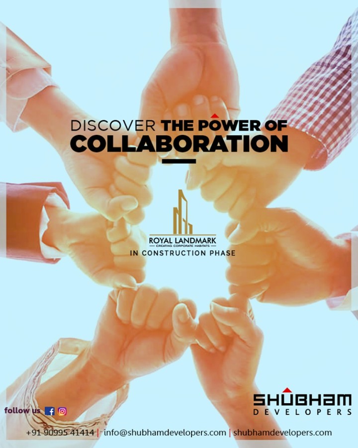 Collaboration is an essential component of carrying out work tasks effectively. Discover the power of collaboration at the conveniently located #RoyalLandmark.

#ShubhamDevelopers #RealEstate #Gujarat #India #ComingSoon #Commercial #EntrepreneurialLandmark