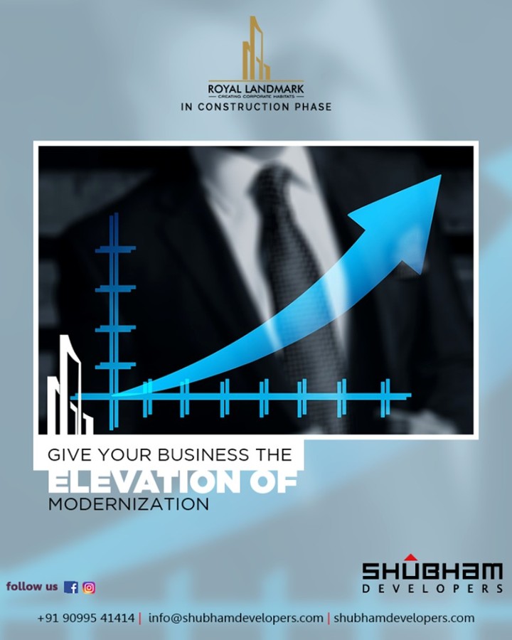 Embrace the smart & contemporary facilities to give your business the elevation of modernization at #RoyalLandmark.

#ShubhamDevelopers #RealEstate #Gujarat #India #ComingSoon #Commercial #EntrepreneurialLandmark