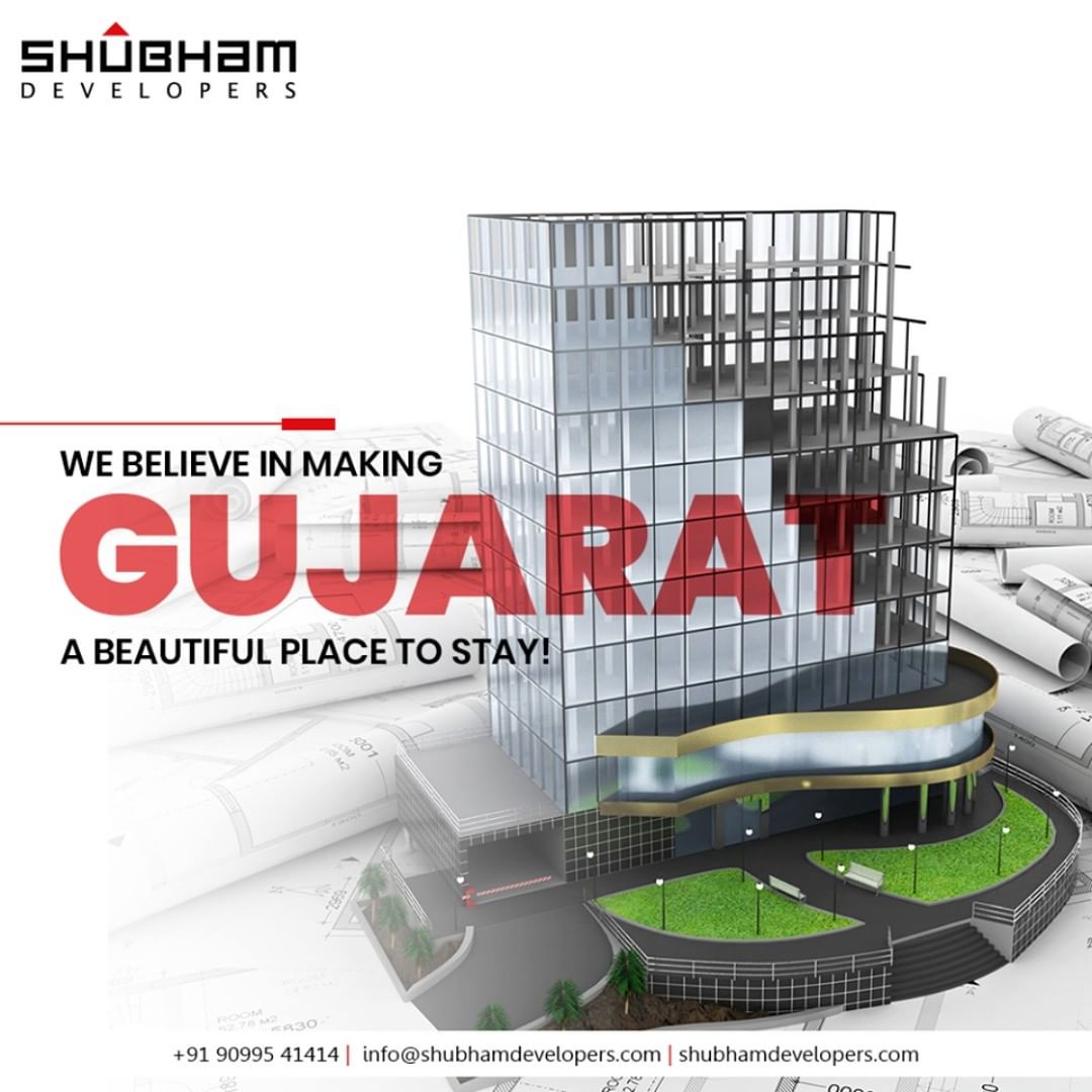 With great aesthetics and beautiful surroundings, Shubham developers with all its outstanding projects is making efforts to make Gujarat a beautiful place to stay!

#ShubhamDevelopers #RealEstate #Gujarat #India