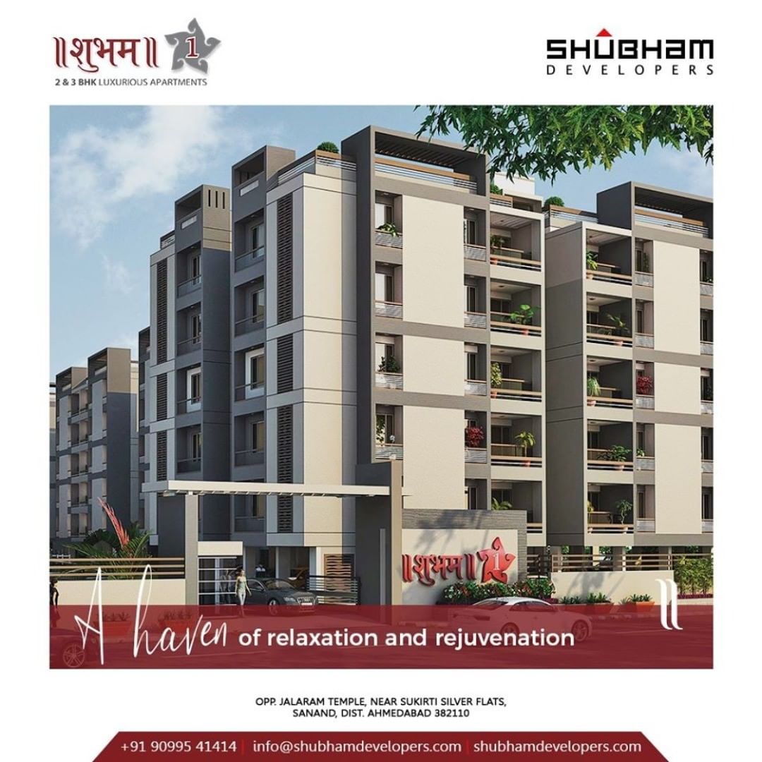 A cherished space of serenity & natural beauty.

#SoulfulLiving #Fresh #GreenLiving #LiveWithNature #Nature #GoGreen #HappyHomes #Family #HappyFamily #HomeWithNature #HappyNature #NatureSpecial #Shubham1 #SolemnlyDesigned #Sanand #Mehsana #ShubhamDevelopers #RealEstate #Gujarat #India