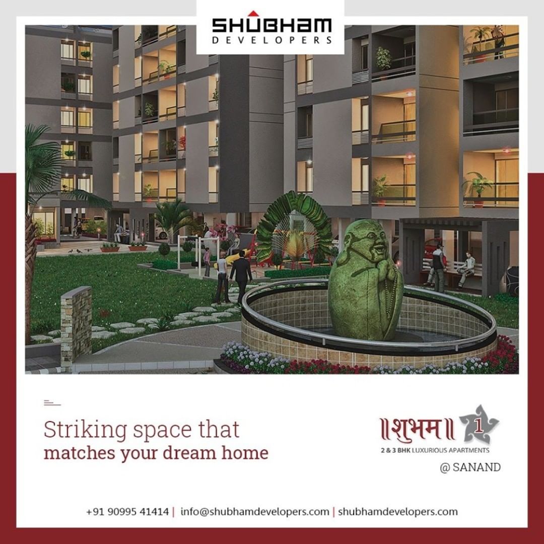 If you are looking for your dream abode then Shubham 1 is the best choice!! #SoulfulLiving #Fresh #GreenLiving #LiveWithNature #Nature #GoGreen #HappyHomes #Family #HappyFamily #HomeWithNature #HappyNature #NatureSpecial #SolemnlyDesigned #Sanand #Mehsana #ShubhamDevelopers #RealEstate #Gujarat #India