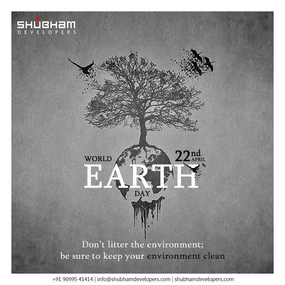 Shubham Developers,  WorldEarthDay, WorldEarthDay2020, EarthDay, ShubhamDevelopers, RealEstate, Gujarat, India