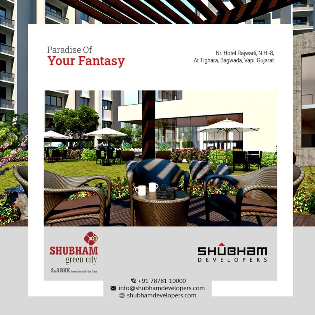 Book your home at Shubham Green City and seize the opportunity to live your fantasy!

#ShubhamGreenCity #Greencity #ShubhamDevelopers #RealEstate #Gujarat #India #Vapi #2BHK #3BHK